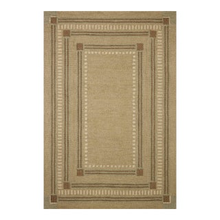 Chris Loves Julia x Loloi Alfie Green / Natural 7'-9" x 9'-9" Area Rug For Sale