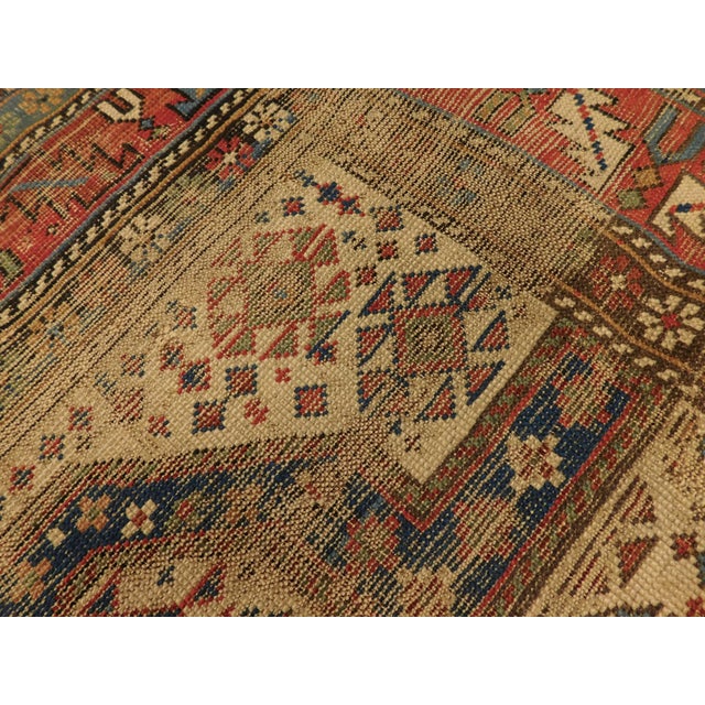 1900 - 1909 Distressed Antique Caucasian Prayer Rug For Sale - Image 5 of 13