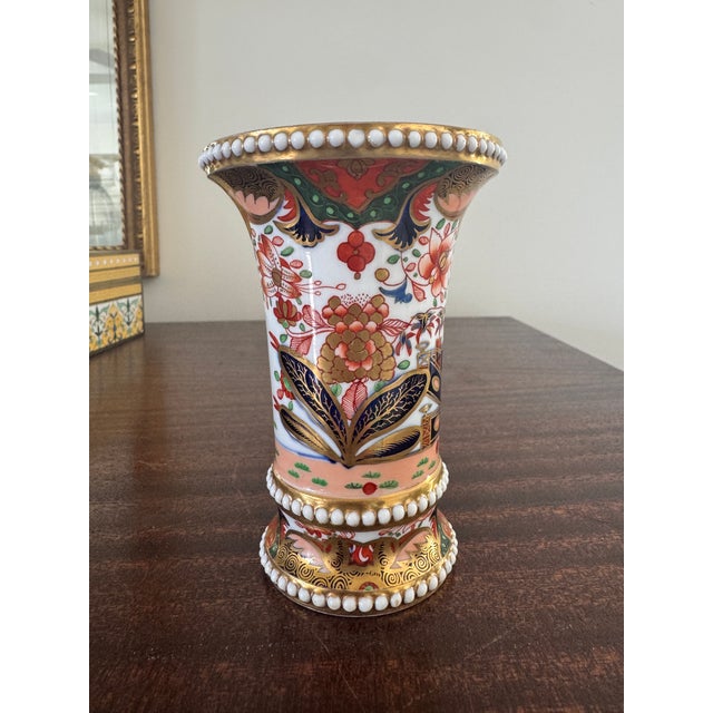 Early 19th Century Spode Imari Spill Vase For Sale - Image 11 of 12