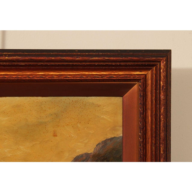 Mountain Landscape Oil Painting, Signed For Sale In Philadelphia - Image 6 of 12