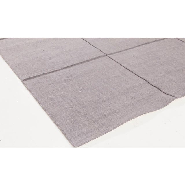 Early 21st Century Contemporary Nuno Felt Grey Rug by Doris Leslie Blau For Sale - Image 5 of 6