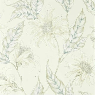 Harlequin Ananda Wallpaper in Pearl For Sale