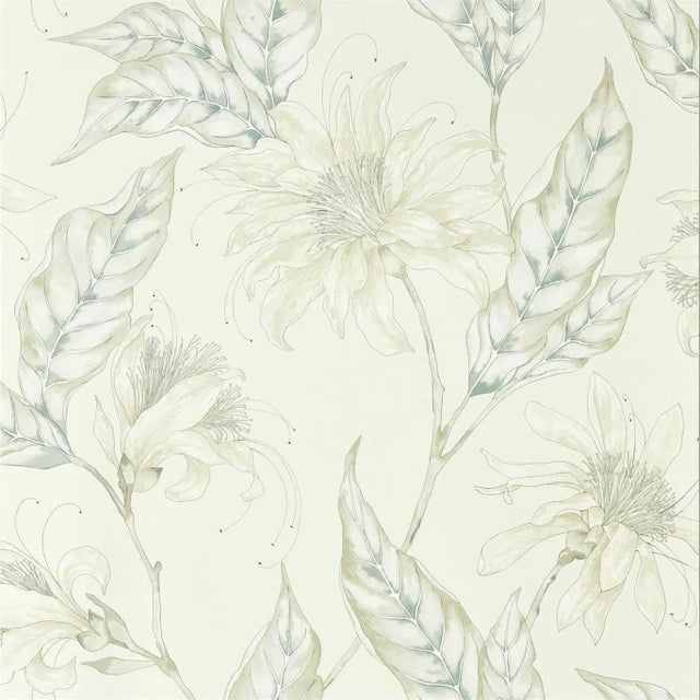 Harlequin Ananda Wallpaper in Pearl For Sale