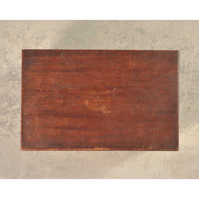 Country English Mahogany Georgian House Facade Decorated Box For Sale - Image 4 of 17