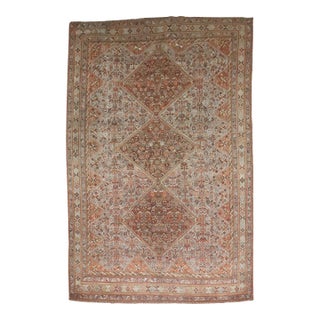Early 20th Century Tribal Persian Shiraz Room Size Rug - 8'10" x 13'4" For Sale