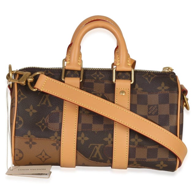 Louis Vuitton Monogram Canvas Landscape Keepall Bandouliere 25 For Sale - Image 4 of 9