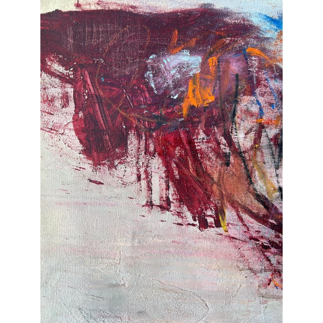 2020s "Between Heaven and Earth, Between the Light and Darkness" Contemporary Original Abstract Acrylic Painting by Stephanie Visser For Sale - Image 5 of 9