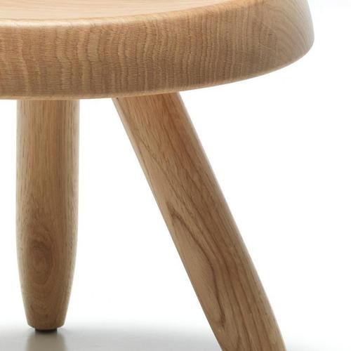 Copper Mid-Century Modern Wood Berger Stool by Charlotte Perriand for Cassina For Sale - Image 8 of 14