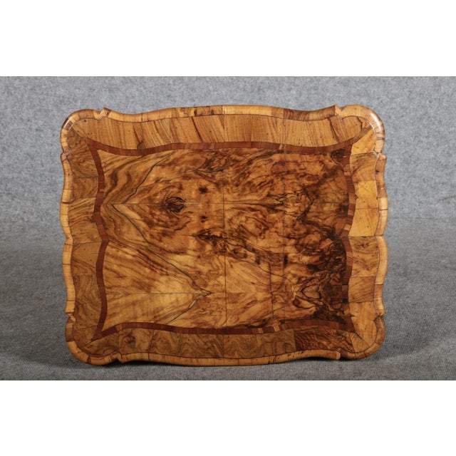 Small Antique Rococo Side Table in Walnut, 1800 For Sale - Image 18 of 18