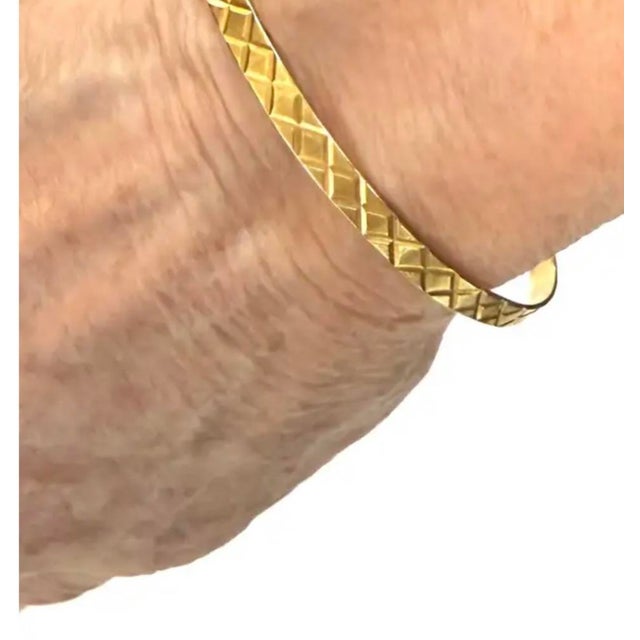 14k Gold Bangle Bracelet Vintage For Sale In Tampa - Image 6 of 8