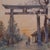 Vintage Torii Gate Landscape Painting, Japanese School, Watercolour, Art, c.1960 For Sale - Image 4 of 11