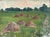 Rural Landscape Painting Original Art Ukrainian Artist Sokolovsky G. 1970s For Sale