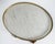 Brass French White Marble Top and Brass Gallery Top End Table, Brass Legs For Sale - Image 8 of 10