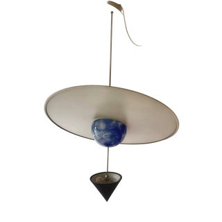 Vintage Pianeta Hanging Light by Vico Magistretti for Venini, 1989 For Sale