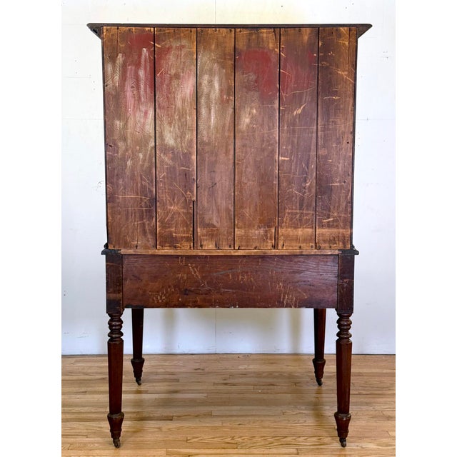 1860s Federal Walnut Postmaster's Desk For Sale - Image 14 of 16