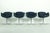 Elevate your dining space or conference room with this exceptional set of four authentic Little Tulip dining chairs...