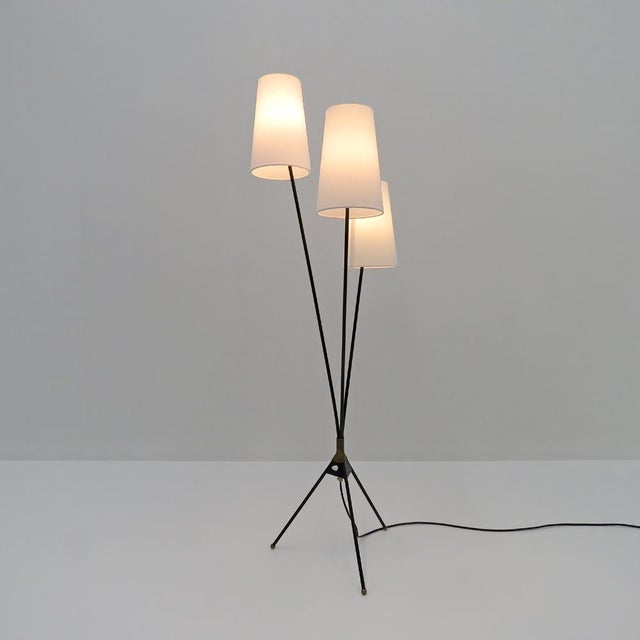 Swedish Tripod Floor Lamp, 1950 For Sale - Image 10 of 10