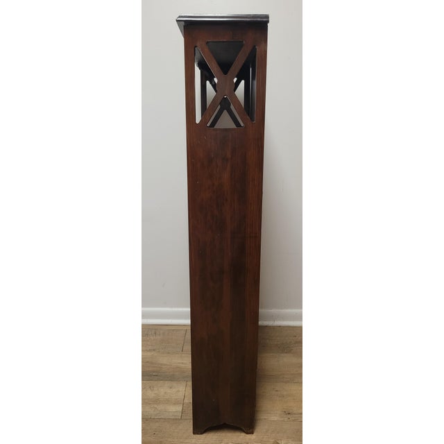 Midcentury Modern Walnut Book or Display Shelf For Sale In Baltimore - Image 6 of 11