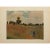 An excellent rare large vintage full-color print of painting "Poppies" (1873) by Claude Monet. Comes from a rare First...
