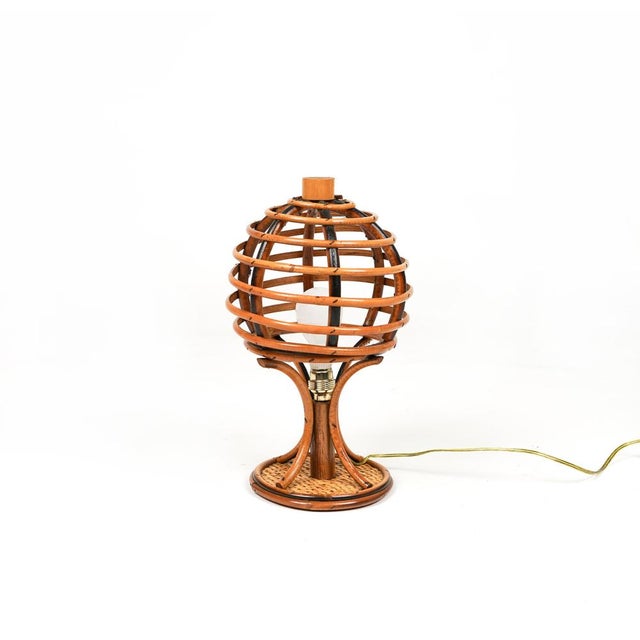 Mid-Century Table Lamps in the style of Louis Sognot, Italy, 1960s, Set of 2 For Sale - Image 9 of 16