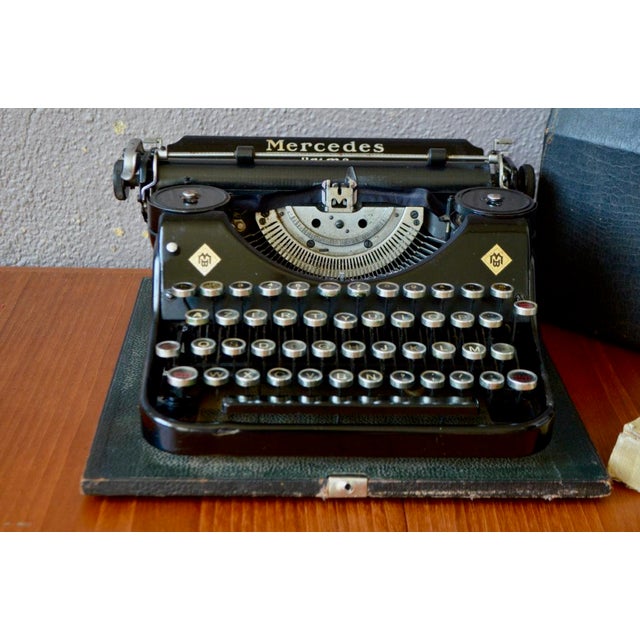Vintage Prima Typewriter from Mercedes For Sale - Image 4 of 16