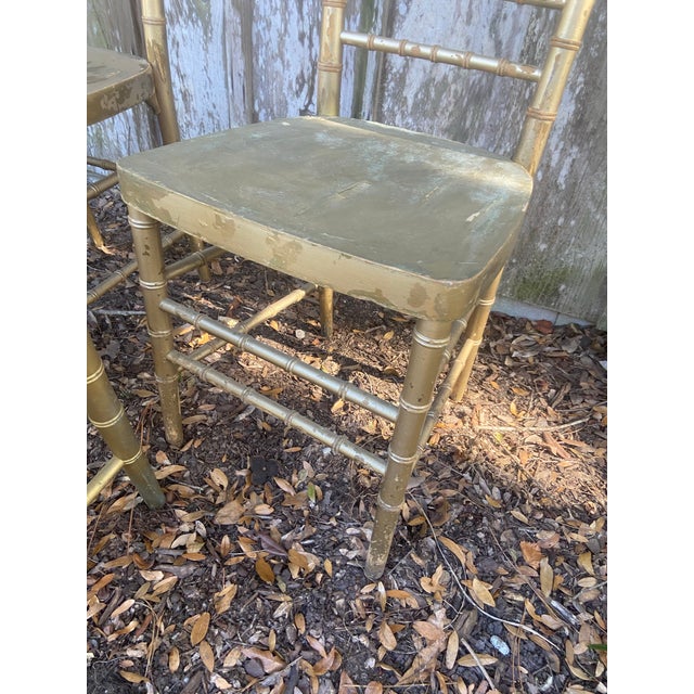 Vintage Shelby Williams Chiavari Chairs - Set of 4 For Sale - Image 11 of 11