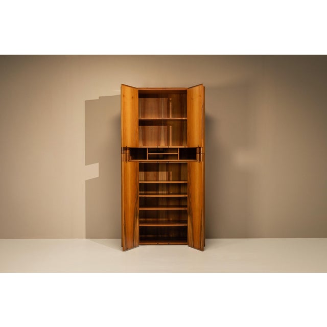 Mid-Century Modern Mod. Scuderia Highboard in Walnut by Scarpa for Bernini, Italy, 1970s For Sale - Image 3 of 13