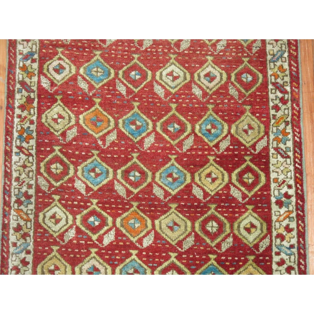 Late 19th Century Late 19th Century Late 19th Century Turkish Runner, 2'3'' X 11'9'' For Sale - Image 5 of 7