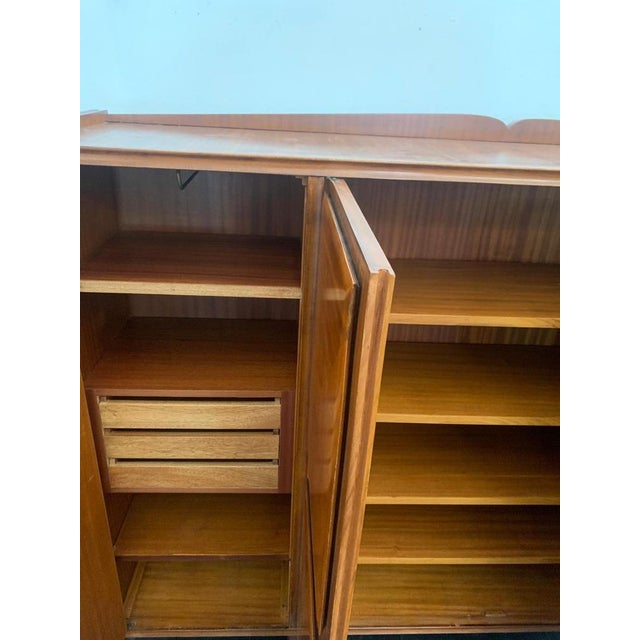 Container in Mahogany with Finely Inlaid Bosses by Paolo Buffa, 1950 For Sale - Image 11 of 14