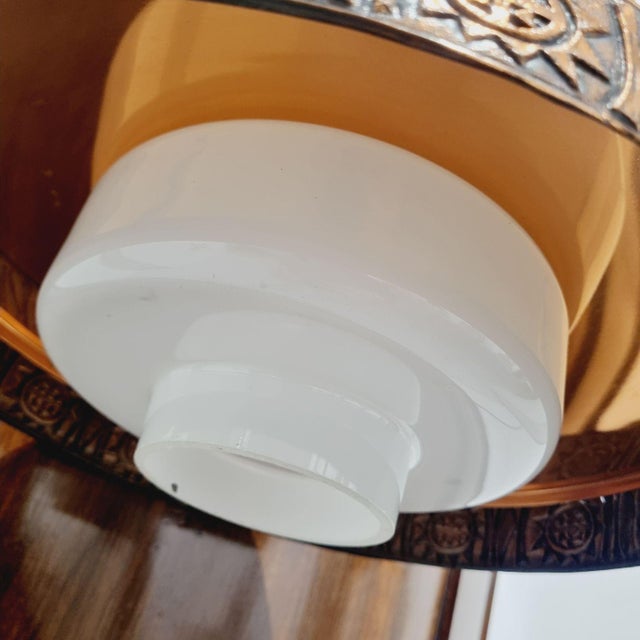 Metal Mid-Century Modern Pendant Lamp from György Csanádi, 1960s For Sale - Image 7 of 10