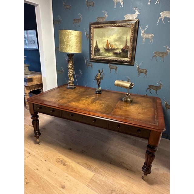 Antique Victorian Writing Table For Sale - Image 11 of 12