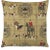 Hunting Trophy Tapestry Cushion With Feather Filler - 46x46cm (18"x18") For Sale