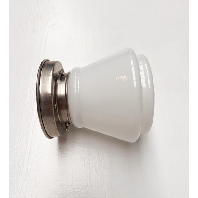 Opal Glass Gispen Ceiling Lamp by Giso, 1960s For Sale - Image 10 of 12