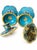 Chinese Pair of Vintage Chinese Cloisonné Enamel Candlesticks With Dragon Motif For Sale - Image 3 of 6