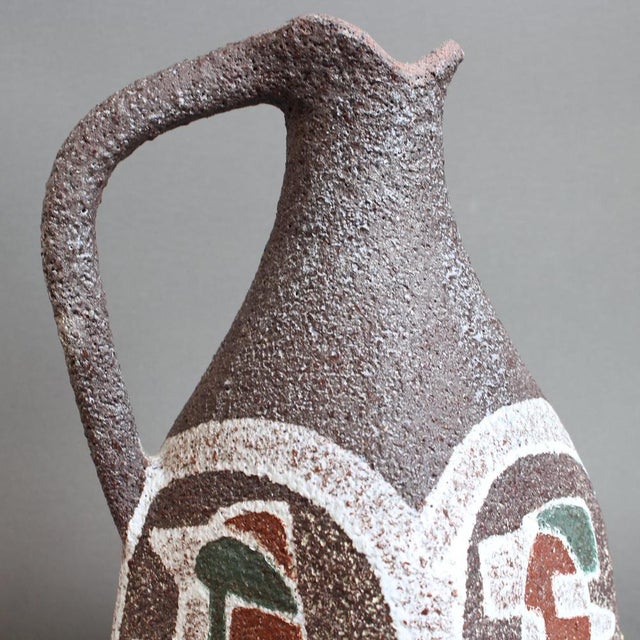 Vintage French Ceramic Pitcher by Accolay, 1960s For Sale - Image 13 of 15