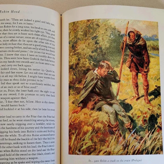 Vintage King Arthur & Robin Hood Hardcover Book For Sale In Miami - Image 6 of 11