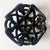 1980s Postmodern Black Ceramic Braided Woven Abstract Centerpiece Bowl For Sale In New York - Image 6 of 7