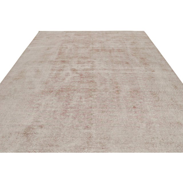 Transitional Vintage Persian Kerman Rug With Red-Brown Transitional Patterns by Rug & Kilim For Sale - Image 3 of 7