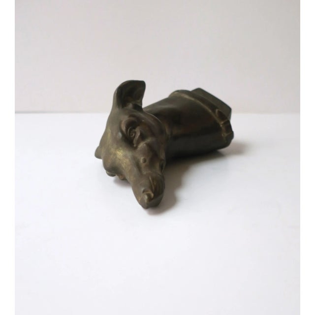 Early 20th Century Bronze Dog Animal Sculpture Art Deco Period For Sale - Image 5 of 11