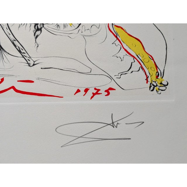 1970s Salvador Dali, The Alchemist, 1975, Drypoint Etching For Sale - Image 5 of 10