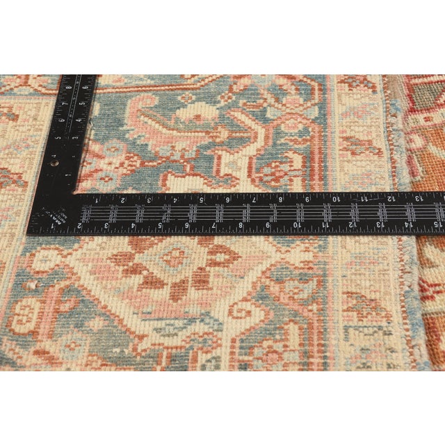 Textile Antique Persian Heriz Rug, 08'04 X 11'06 For Sale - Image 7 of 10