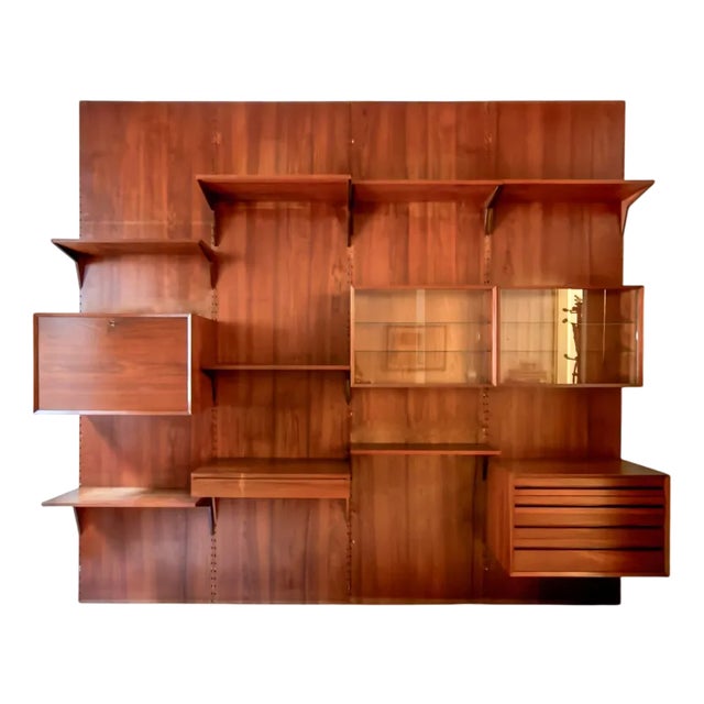 Sistema Reale Modular Bookshelf by Poul Cadovius for Cado, 1960s For Sale