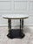 White 1940's Marble Top Side Table With Diamond Cut Crystal Detail For Sale - Image 8 of 10