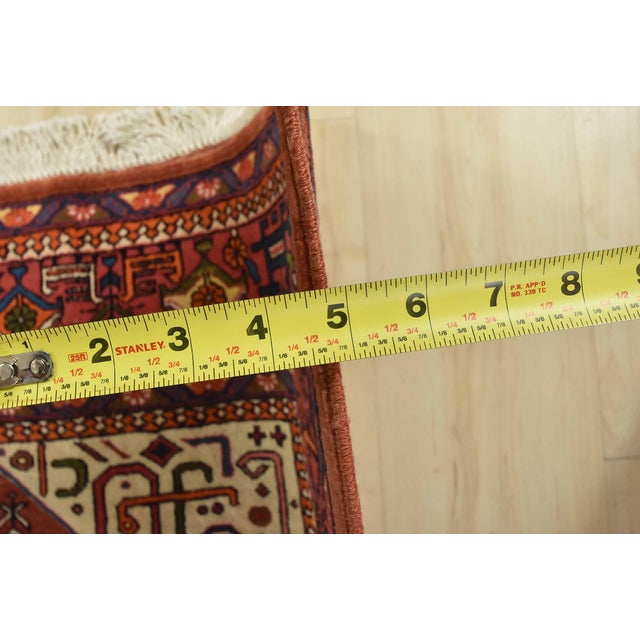 Fine Quchan Rug 6'7'' X 9'6'' Brown Wool/Silk Hand-Knotted Oriental Carpet For Sale - Image 13 of 15