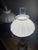 A beautiful matching pair of vintage Colonial/Early American style table lamps featuring richly grained walnut-finished...