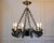 Mid 20th-Century French Wrought Iron Chandelier with Horse-Head Details For Sale - Image 10 of 11
