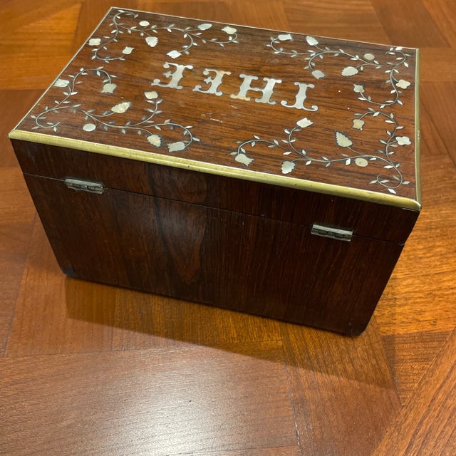 Antique Dutch Tea Caddy For Sale In Los Angeles - Image 6 of 10