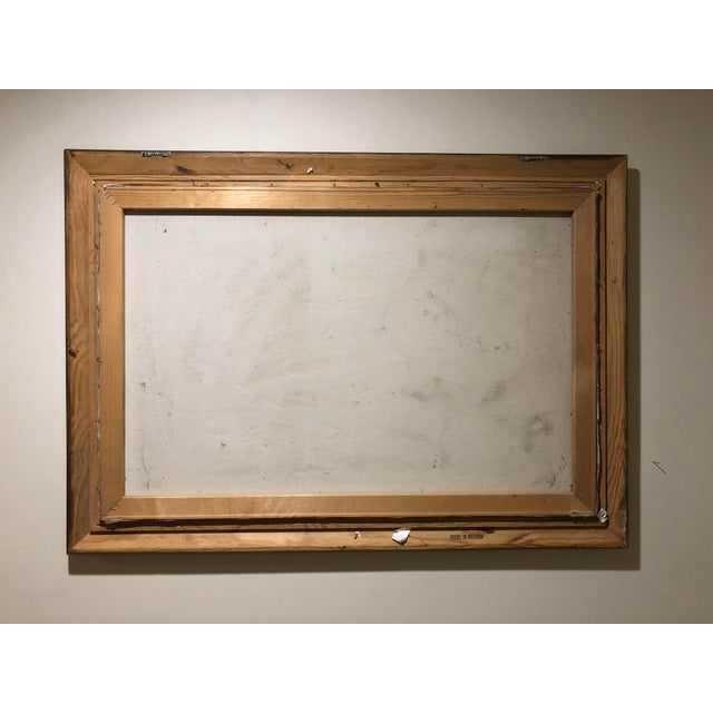 Late 20th Century Late 20th Century Cabin in the Woods Painting For Sale - Image 5 of 9