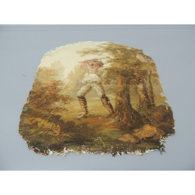 Traditional Antique Aubusson Tapestry Chair Back Cover For Sale - Image 3 of 5