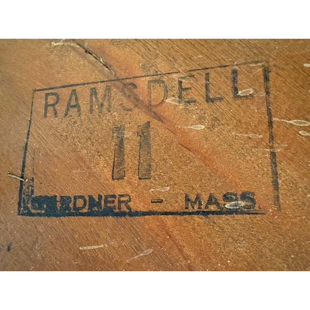 Wood Mid-20th Century Ramsdell No. 11 Maple Child’s Rocking Chair For Sale - Image 7 of 12